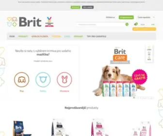 Krmivo-Brit.cz(Prodej krmiva pro psy a kočky) Screenshot