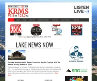 KRMsradio.com(News/Talk 1150 & 97.5 KRMS) Screenshot