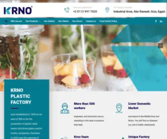 Krnopack.com(KRNO PLASTIC FACTORY) Screenshot