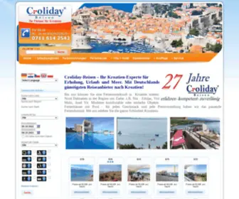 Kroatien-Croliday.de(Ferienwohnung Kroatien Ferienhaus Kroatien Urlaub Privat Haus mit Pool günstig) Screenshot