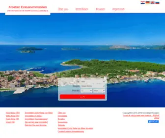 Kroatien-Exklusivimmobilien.com(Kroatien Immobilien kaufen oder verkaufen) Screenshot