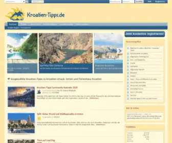 Kroatien-Tipps.de(Kroatien-Portal mit Forum und Magazin) Screenshot