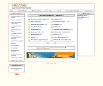 Kroatien-Webkatalog.de(Kroatien Webverzeichnis) Screenshot