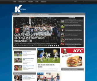 Krockfootball.com.au(Live, breathe, k rock footy) Screenshot
