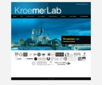 Kroemerlab.com(The official website of Guido Kroemer's laboratory in Paris) Screenshot