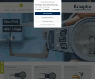 Kroeplin.com(Kroeplin GmbH) Screenshot