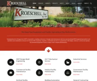 Kroeschell.com(Kroeschell, Inc) Screenshot