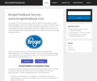 Krogerfeedback.vip(krogerfeedback) Screenshot