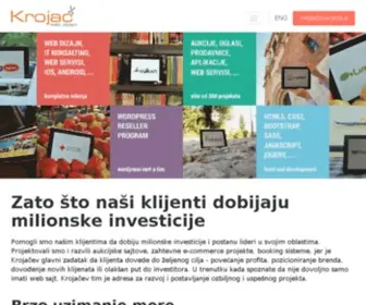 Krojac.com(Krojač web dizajn) Screenshot