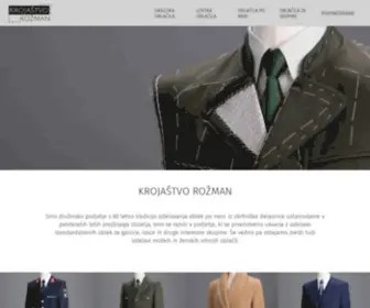 Krojastvo-Rozman.si(Oblačila po meri) Screenshot