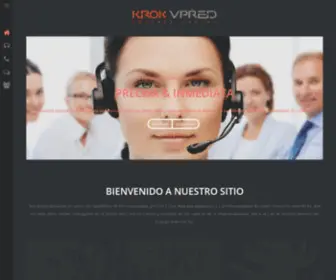 KrokvPred.com.ar(Contact Center KrokVPred) Screenshot