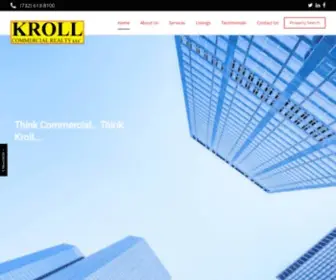 Krollcommercial.com(Kroll Commercial Realty) Screenshot