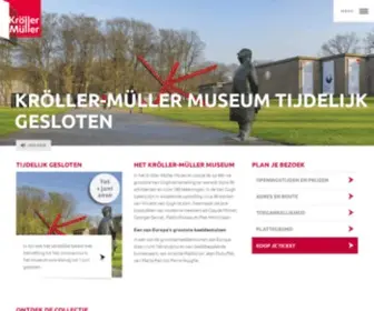 Krollermuller.nl(In het Kröller) Screenshot