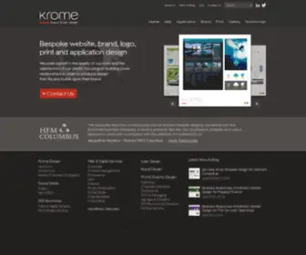 Krome-Design.co.uk(Website Design Surrey) Screenshot