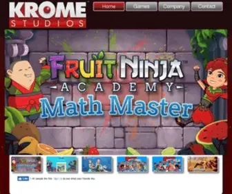 Kromestudios.com(Krome Studios) Screenshot