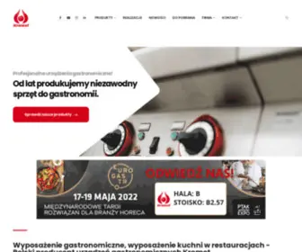 Kromet.com.pl(Wyposażenie gastronomiczne) Screenshot