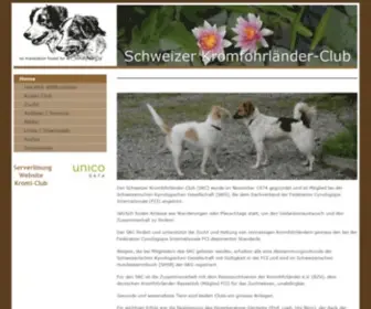 Kromfohrlaender-Club.ch(Kromfohrländer) Screenshot