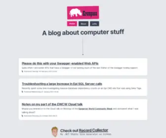 Krompaco.nu(A blog about computer stuff) Screenshot