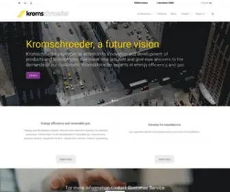 Kromschroeder.es(Eficiencia Energética y Gas) Screenshot