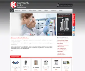 Kromtech.in(Laboratory Equipments) Screenshot