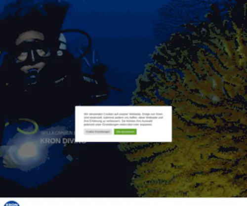 Kron-Diving.com(Kron Diving) Screenshot