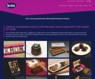 Krondc.com(Krön Chocolatier) Screenshot