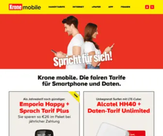 Kronemobile.at(Krone mobile Smartphone) Screenshot