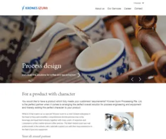 Krones-Izumi.com(Process technology for the beverage industry) Screenshot