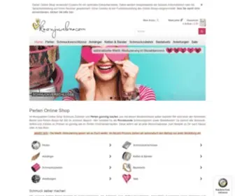 Kronjuwelen.com(Perlen-Shop Online kaufen und Schmuck selber machen) Screenshot