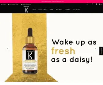 Kronokare.com(Kronokare cosmetics) Screenshot