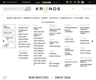 Kronos360.com(Montres de seconde main expertisées et garanties) Screenshot