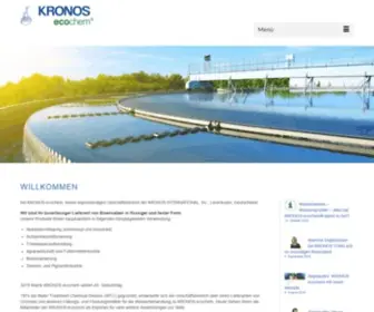 Kronosecochem.com(KRONOS ecochem) Screenshot