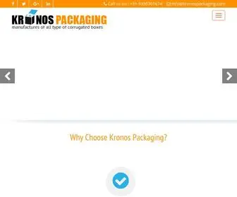 Kronospackaging.in(Kronos Packaging) Screenshot