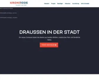 Kronsrode.de(Draußen in der Stadt) Screenshot