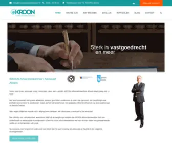 Kroonadvocatenkantoor.nl(Rob Kroon) Screenshot