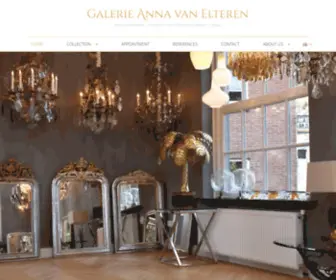 Kroonluchtergalerie.com(Antieke kroonluchters) Screenshot