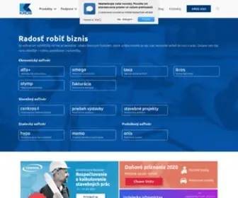 Kros.sk(Softvérové riešenia pre malých aj veľkých podnikateľov) Screenshot
