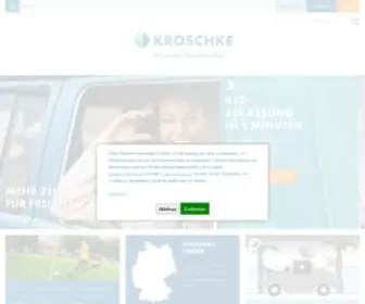 Kroschke.de(Kroschke Online Zulassungsdienst) Screenshot