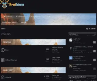 Krothium.com(Krothium) Screenshot
