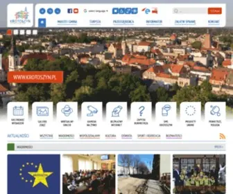 Krotoszyn.pl(Oficjalna strona miasta) Screenshot