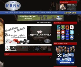KRrvonline.com(KRRV-FM) Screenshot