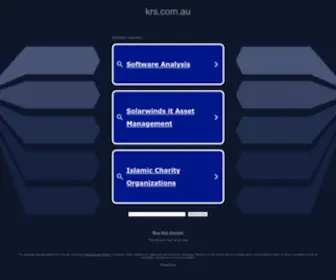 KRS.com.au(Krs) Screenshot