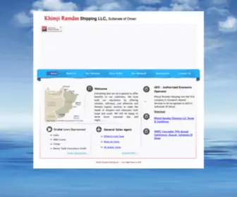 KRshipping.com(Khimji Ramdas Shipping LLC) Screenshot