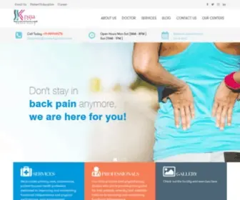 KRsnaphysioplus.com(Krsna Physio Plus) Screenshot