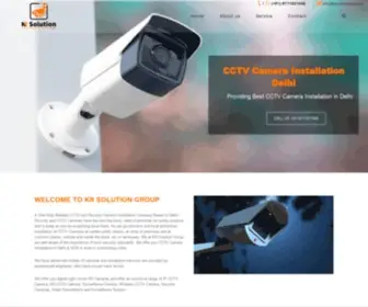 Krsolutiongroup.com(CCTV Cameras are the best way to secure your office and home. The KR Solution Group) Screenshot