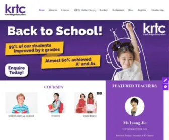 KRTC.com.sg(Kent Ridge Education Hub) Screenshot