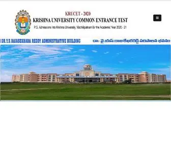 Krucet2020.in(Directorate of Admissions) Screenshot