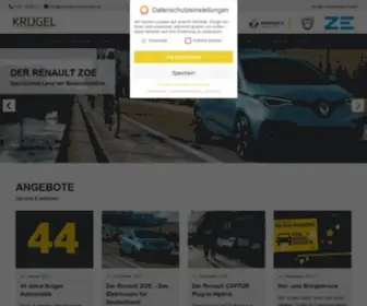 Kruegel-Automobile.de(Krügel) Screenshot