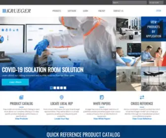 Krueger-Hvac.com(Providing You With Air Distribution Solutions) Screenshot