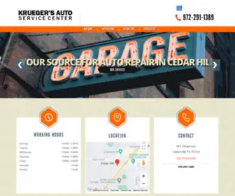 Kruegersautomotive.com(Auto Repair) Screenshot